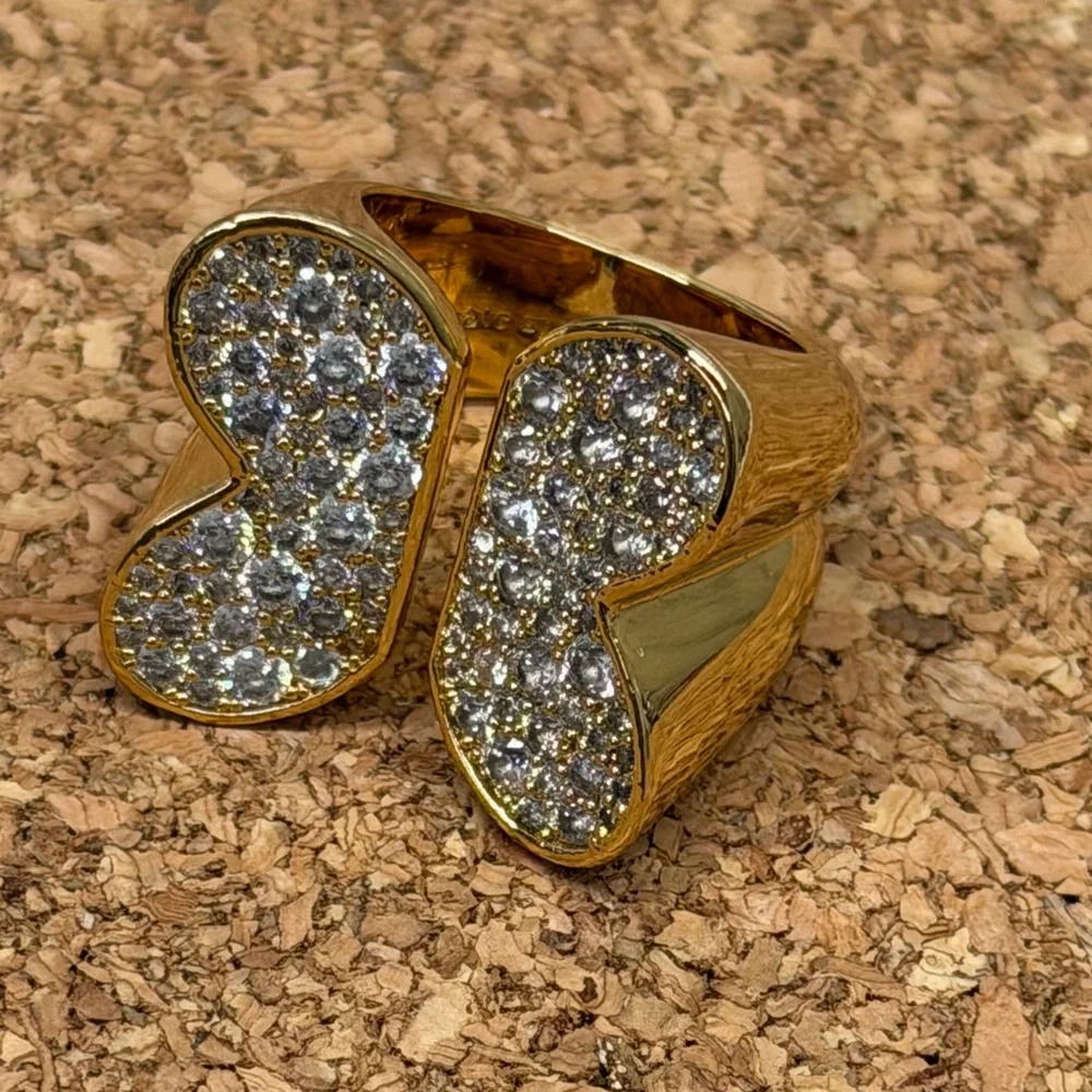 Kate Spade New York‎ Crystal Pave Butterfly Ring Size 7